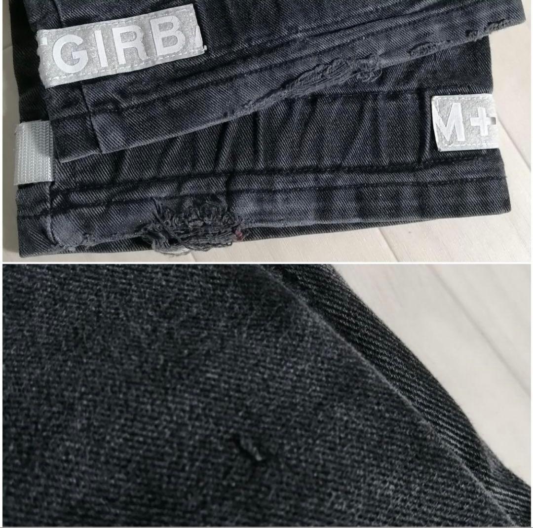 マリテフランソワジルボー ブラックデニム シャトルパンツ W36