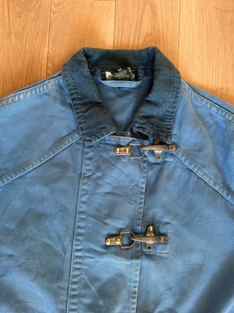 Polo ダッフルコート 青　ラルフローレン　古着