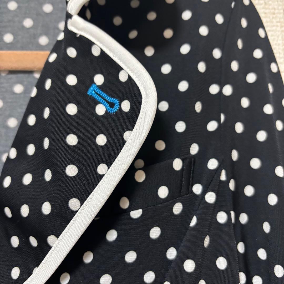 【美品】レジィーナロマンティコ水玉セットアップストレッチ◎ ジャケット×スカート