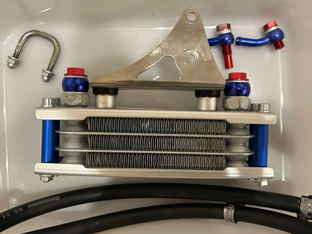 TAKEGAWA オイルクーラー アルミ製 コンパクト