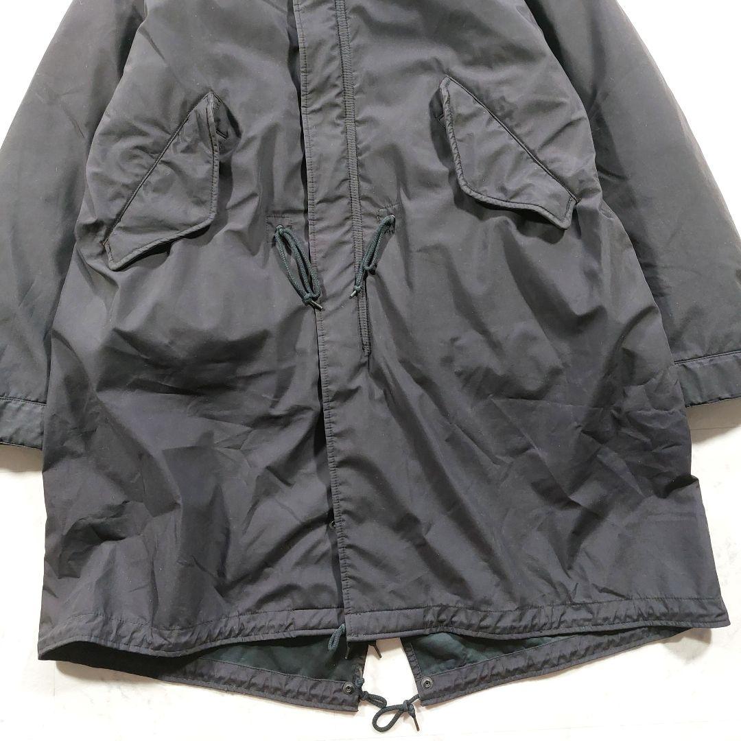 ビームスプラス BEAMS + ダウン M-65 モッズコート M 黒