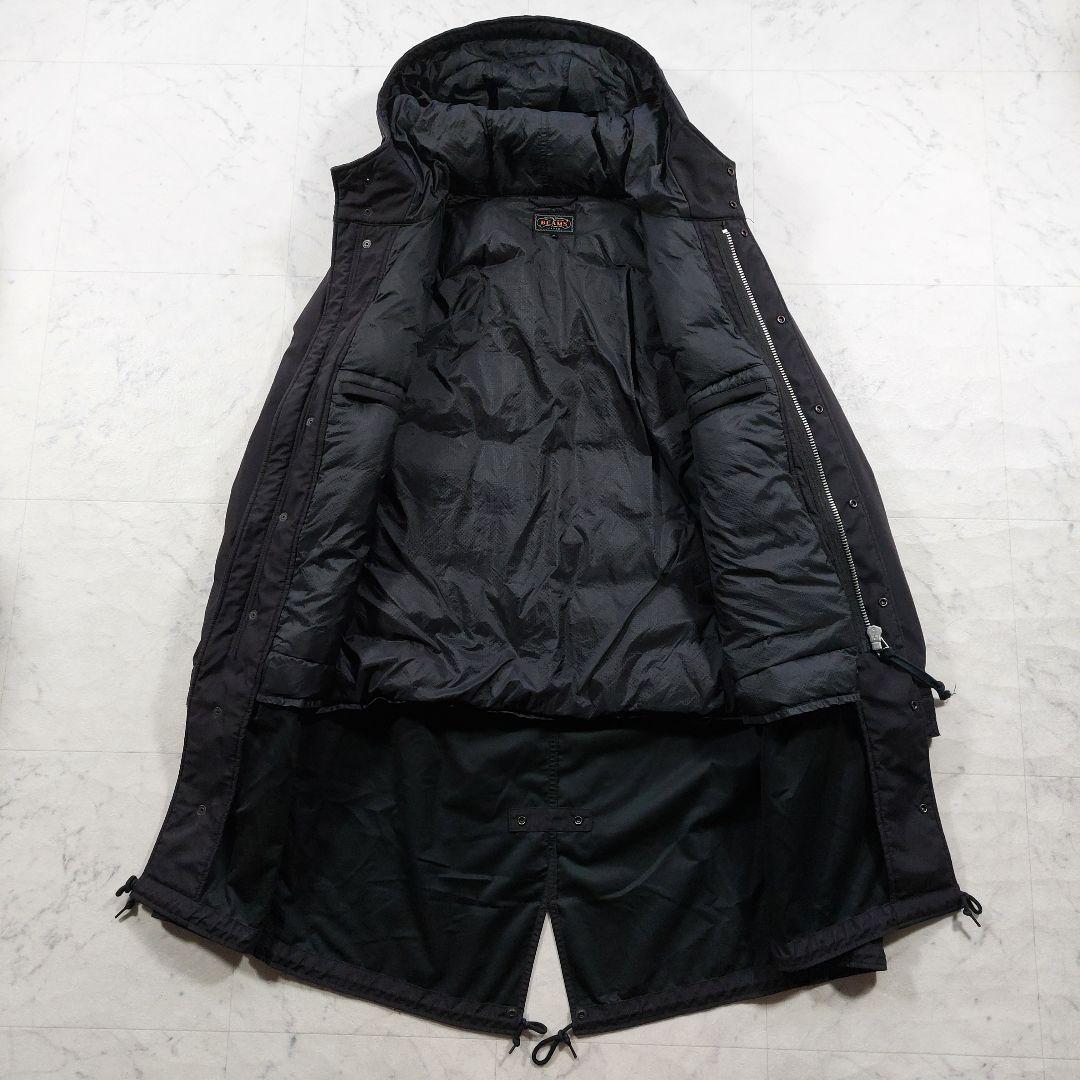 ビームスプラス BEAMS + ダウン M-65 モッズコート M 黒