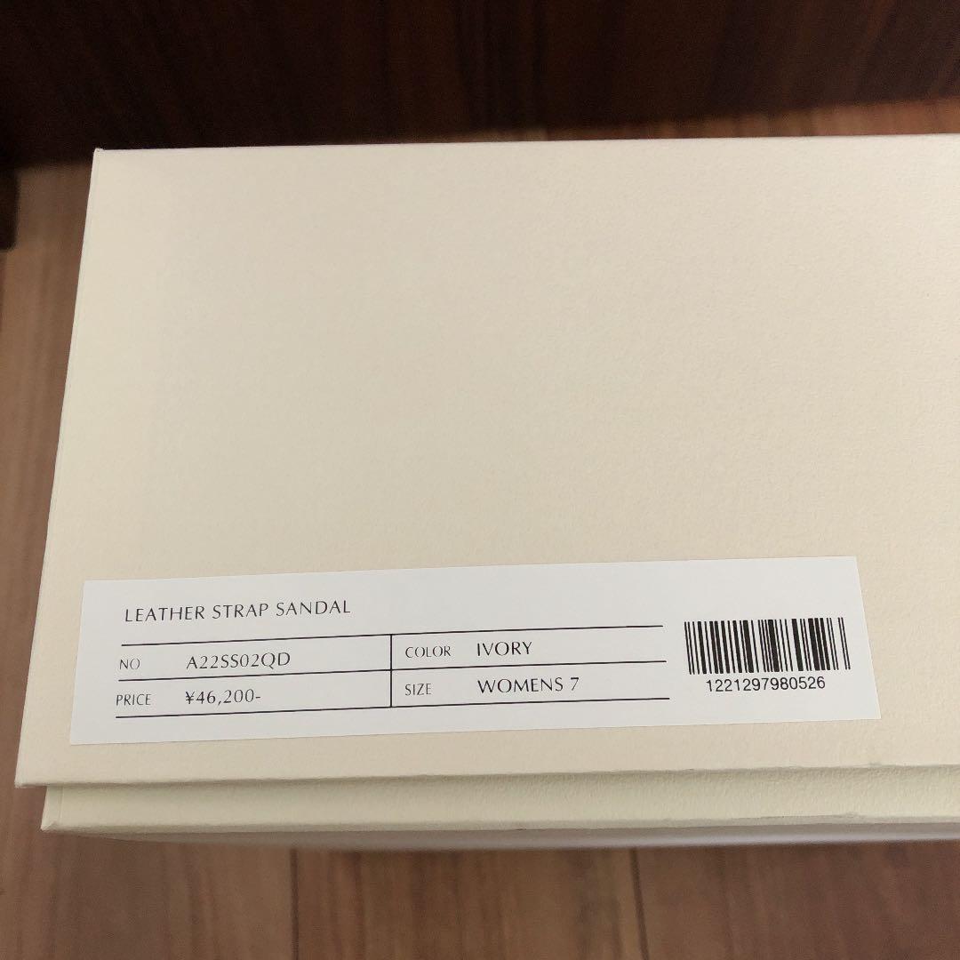 ★期間限定価格★オーラリー　ダブルストラップサンダル