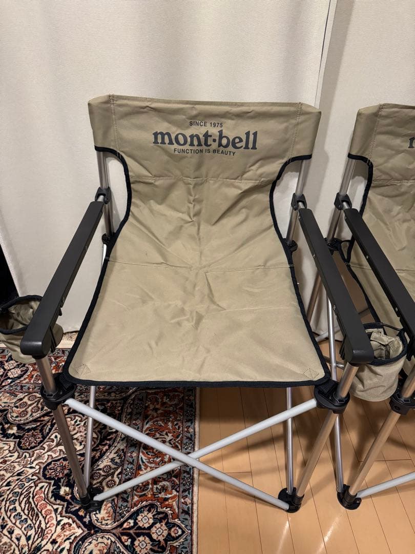 mont-bell アウトドアチェア 2脚セット