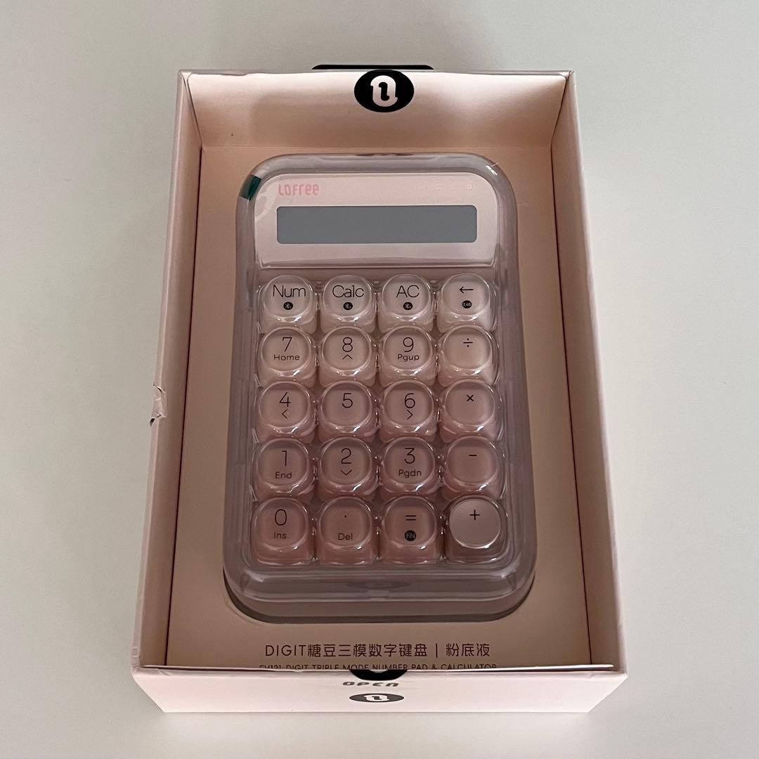 【正規品】Lofree Foundation ワイヤレス 電卓 テンキー ピンク