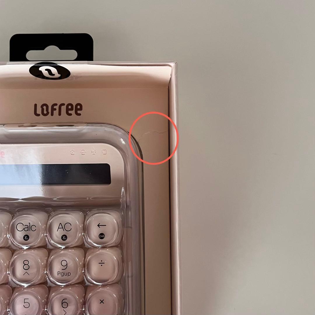 【正規品】Lofree Foundation ワイヤレス 電卓 テンキー ピンク