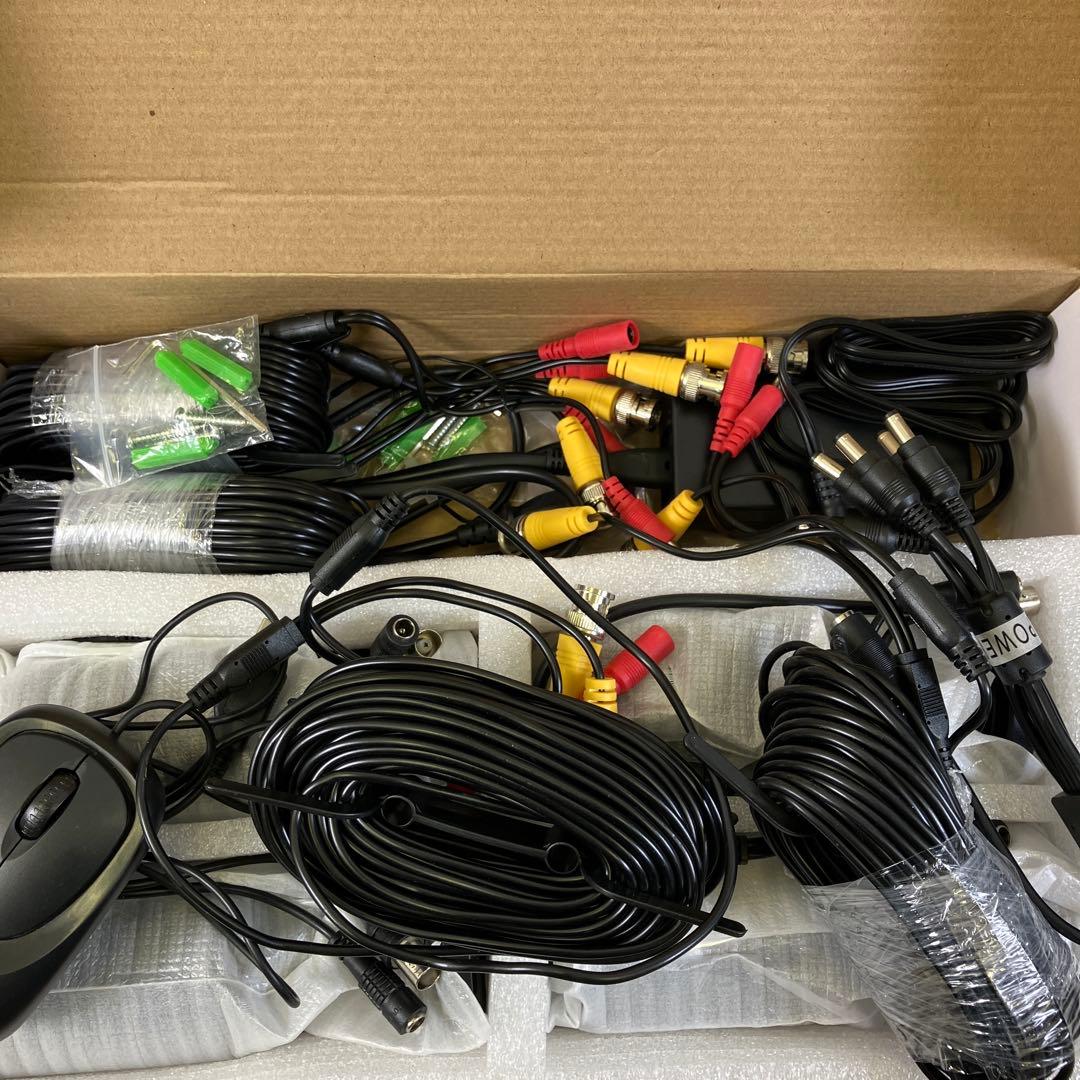 【未使用】 防犯カメラセット デジタルビデオレコーダーシステム H.264