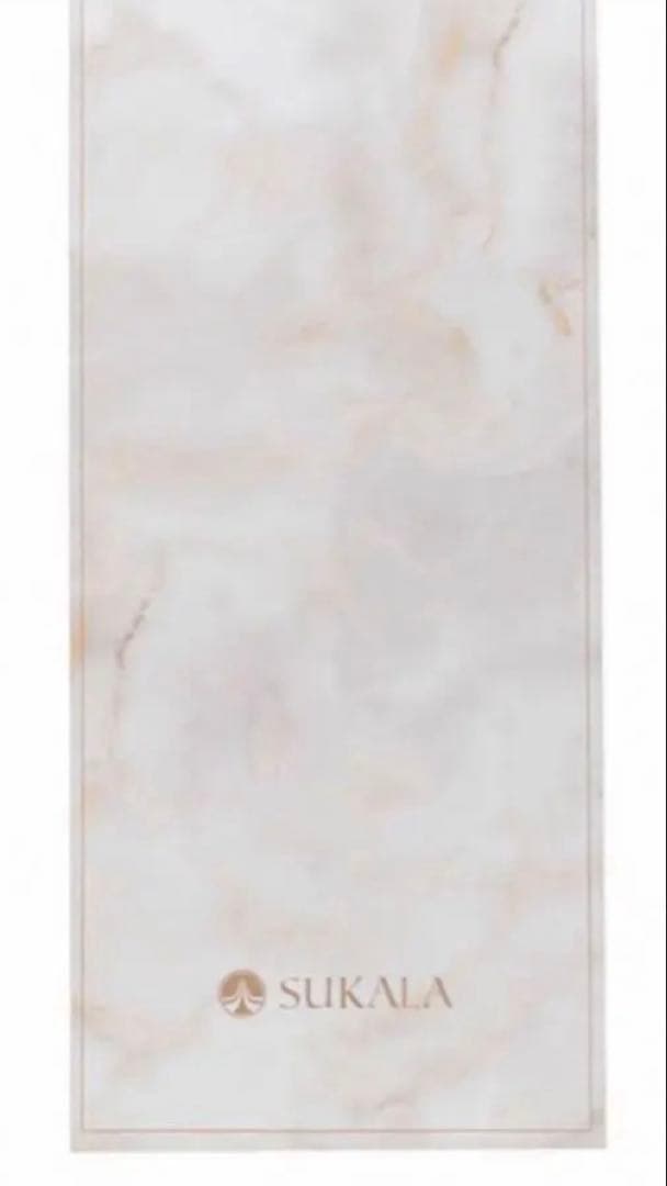 SUKALA VIEW PRINT トラベルヨガマット ホワイトストーン　大理石