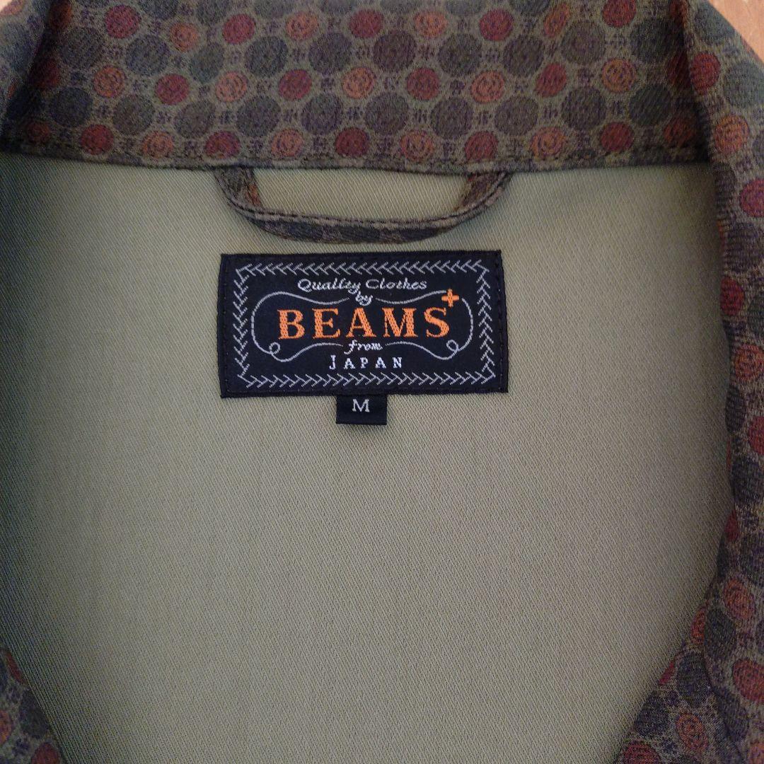 BEAMS PLUS / 4ボタン シャツカフ プリント ジャケット
