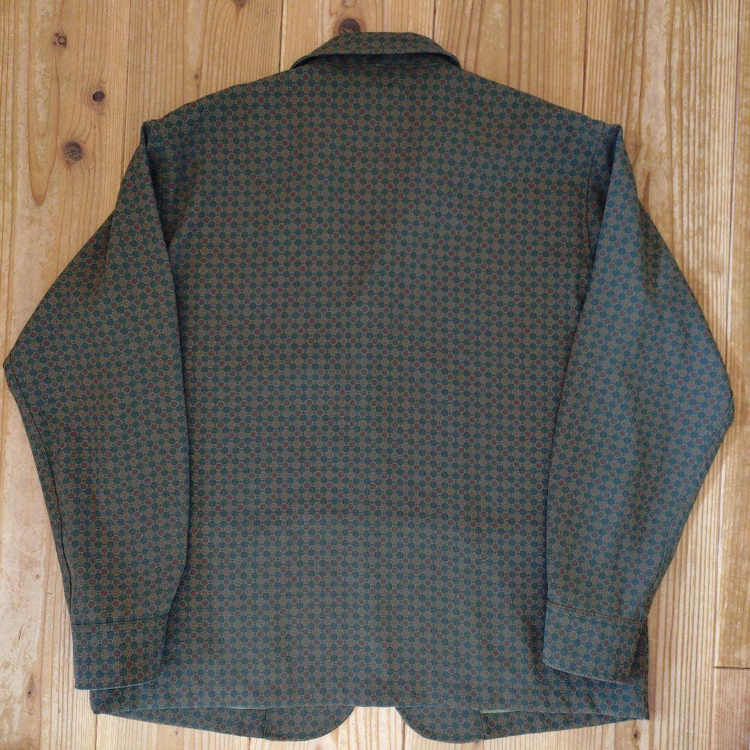 BEAMS PLUS / 4ボタン シャツカフ プリント ジャケット