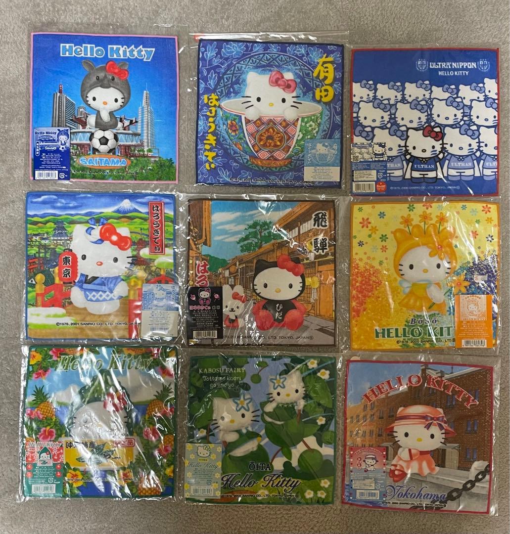 ハローキティ ご当地　プチタオル　38枚セット