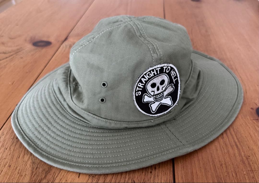 ザ・リアルマッコイズ　ハット　ワッペン付　サイズ7 3/4￼