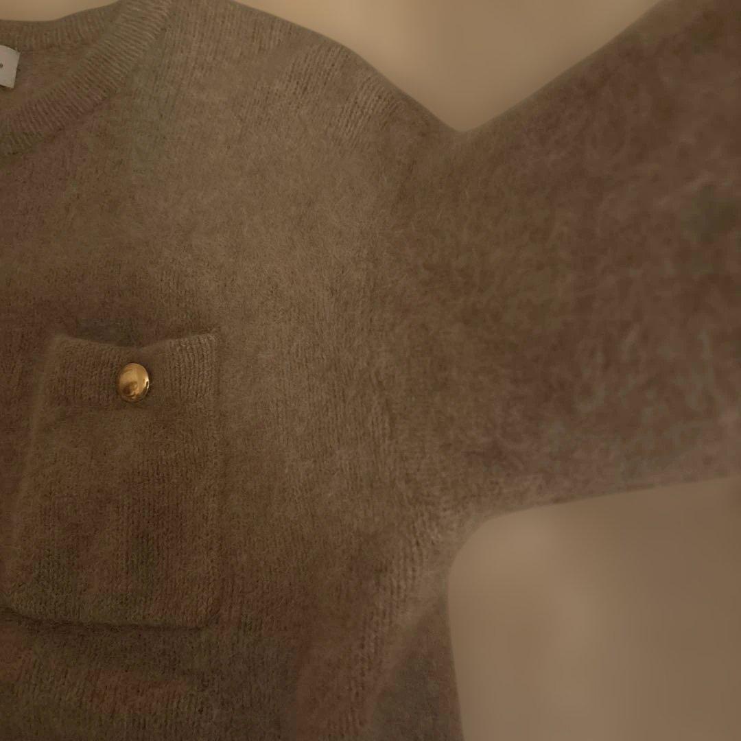 結論シリーズ デイリーエリートカーデ ベージュ　試着のみ