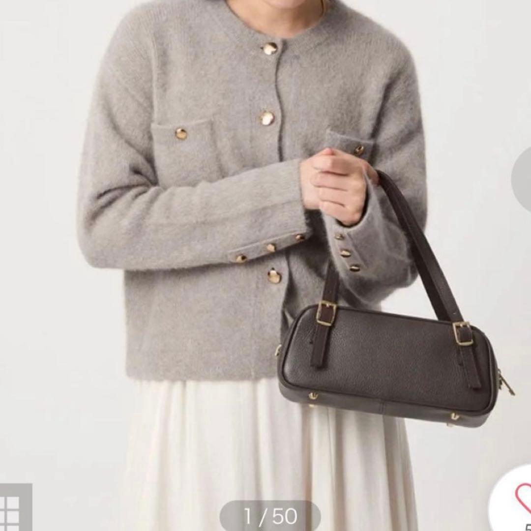 結論シリーズ デイリーエリートカーデ ベージュ　試着のみ