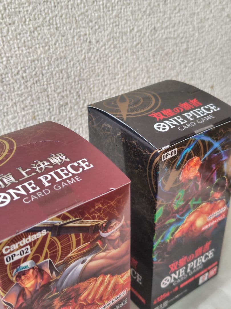 ワンピース カードゲーム頂上決戦、双璧の覇者　 OP-02&OP-06　2BOX