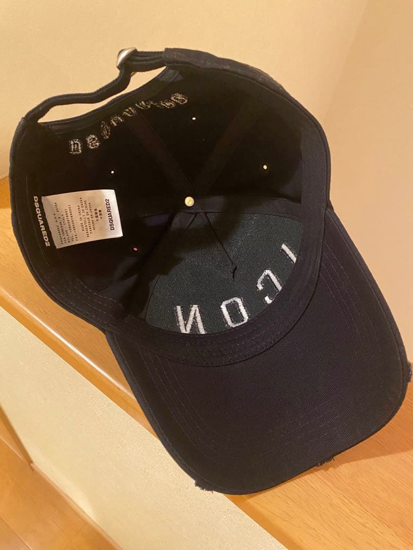 DSQUARED2 ICON ブラックキャップ　ディースクエアード✨希少✨
