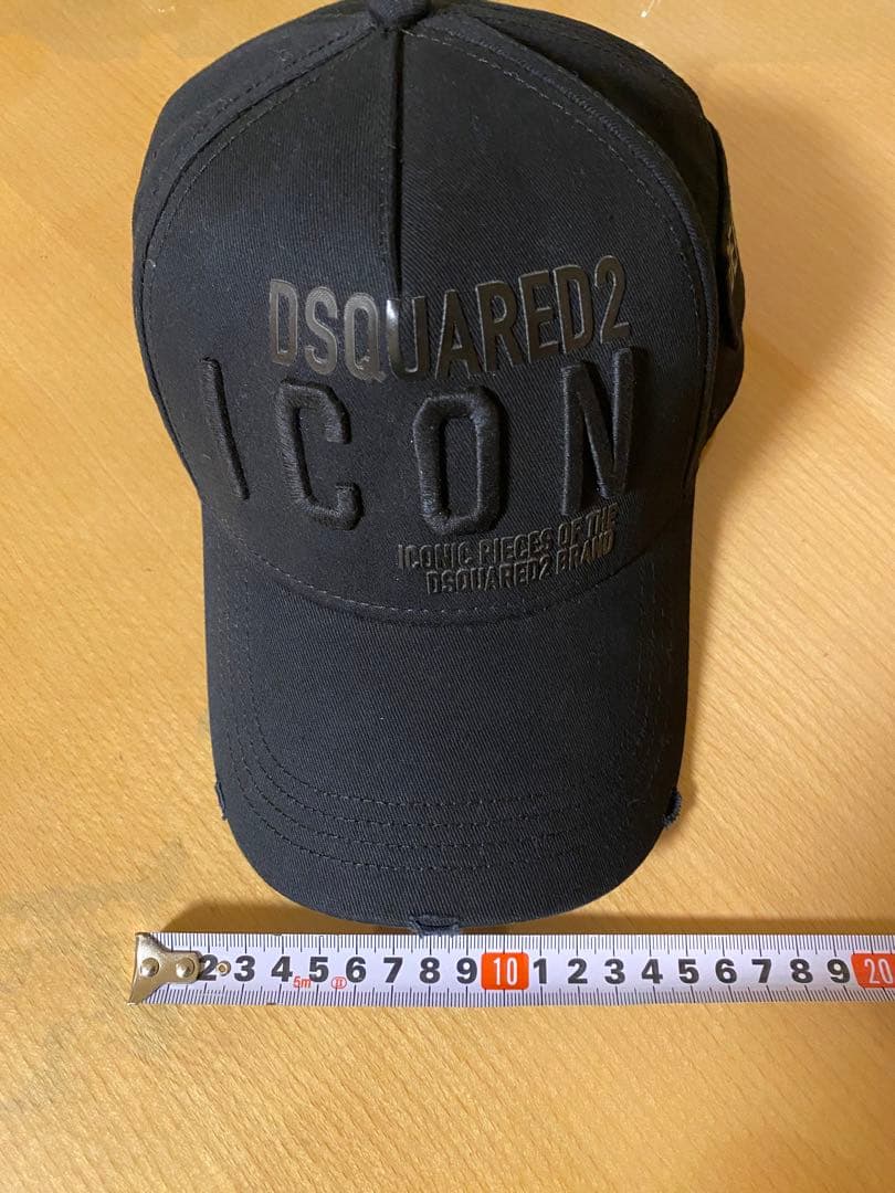 DSQUARED2 ICON ブラックキャップ　ディースクエアード✨希少✨