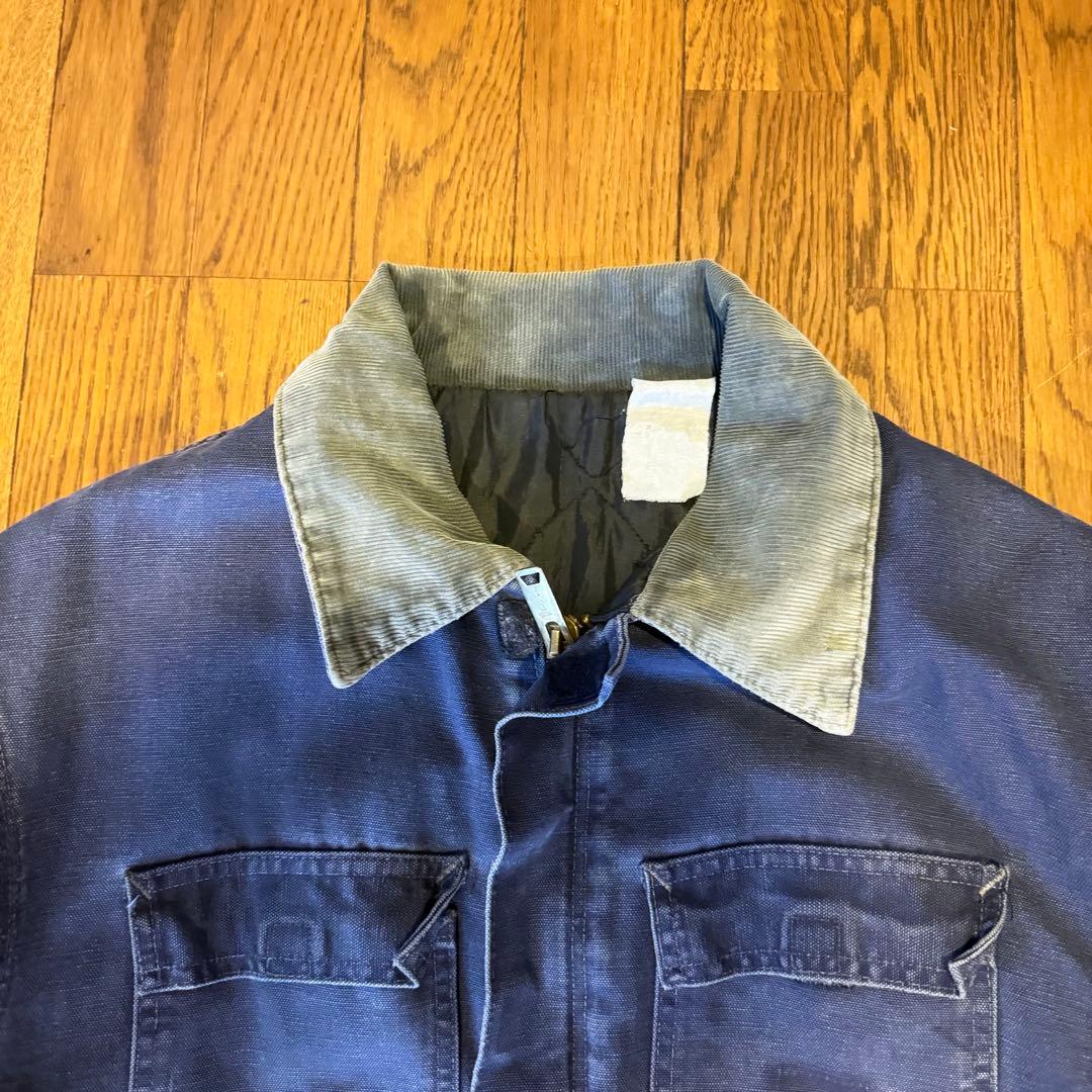 ぽ*て様 カーハート　ネイビー　トラディショナルコート　フェード　激渋
