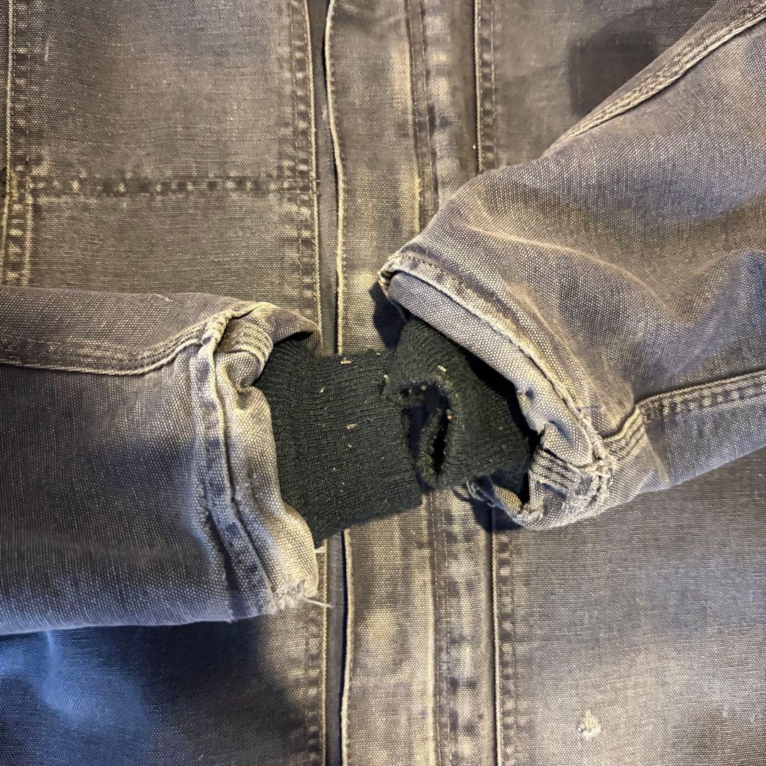 ぽ*て様 カーハート　ネイビー　トラディショナルコート　フェード　激渋