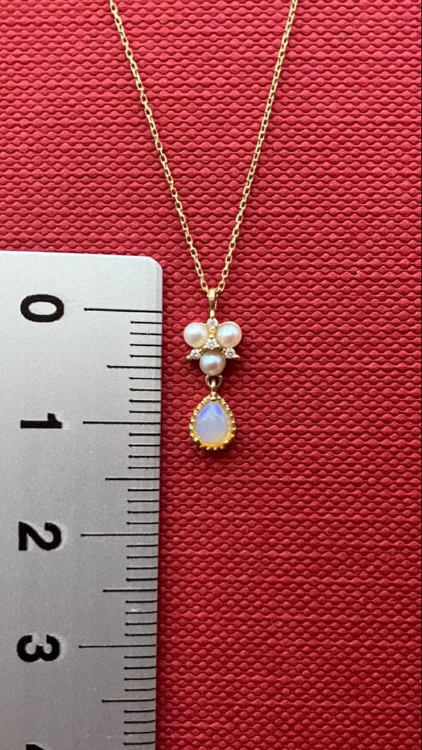o*n様 碌山K10オパールネックレス　刻印あり