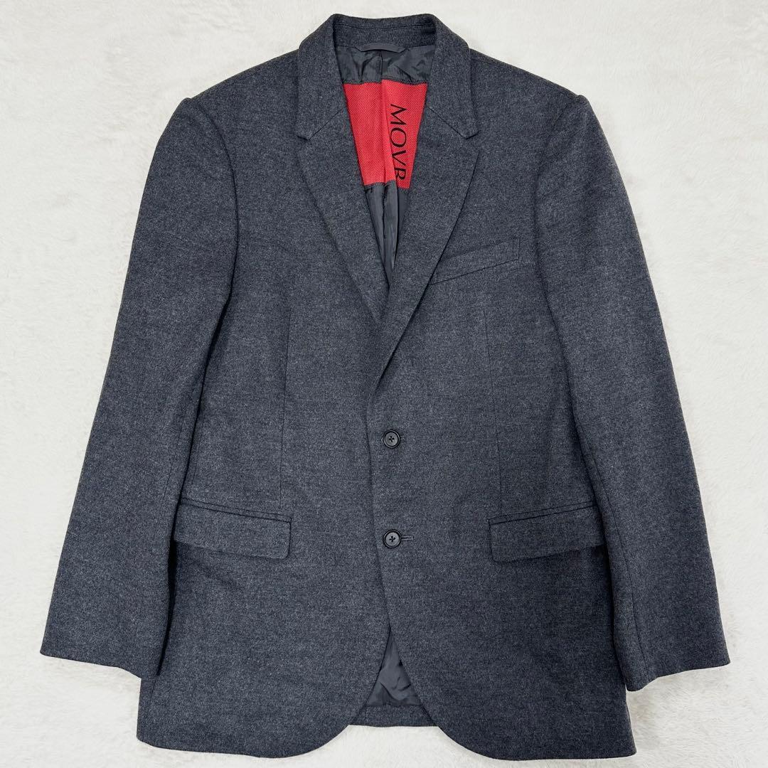 極美品✨movb モーヴ ウールジャージ スーツ セットアップ グレー Lサイズ