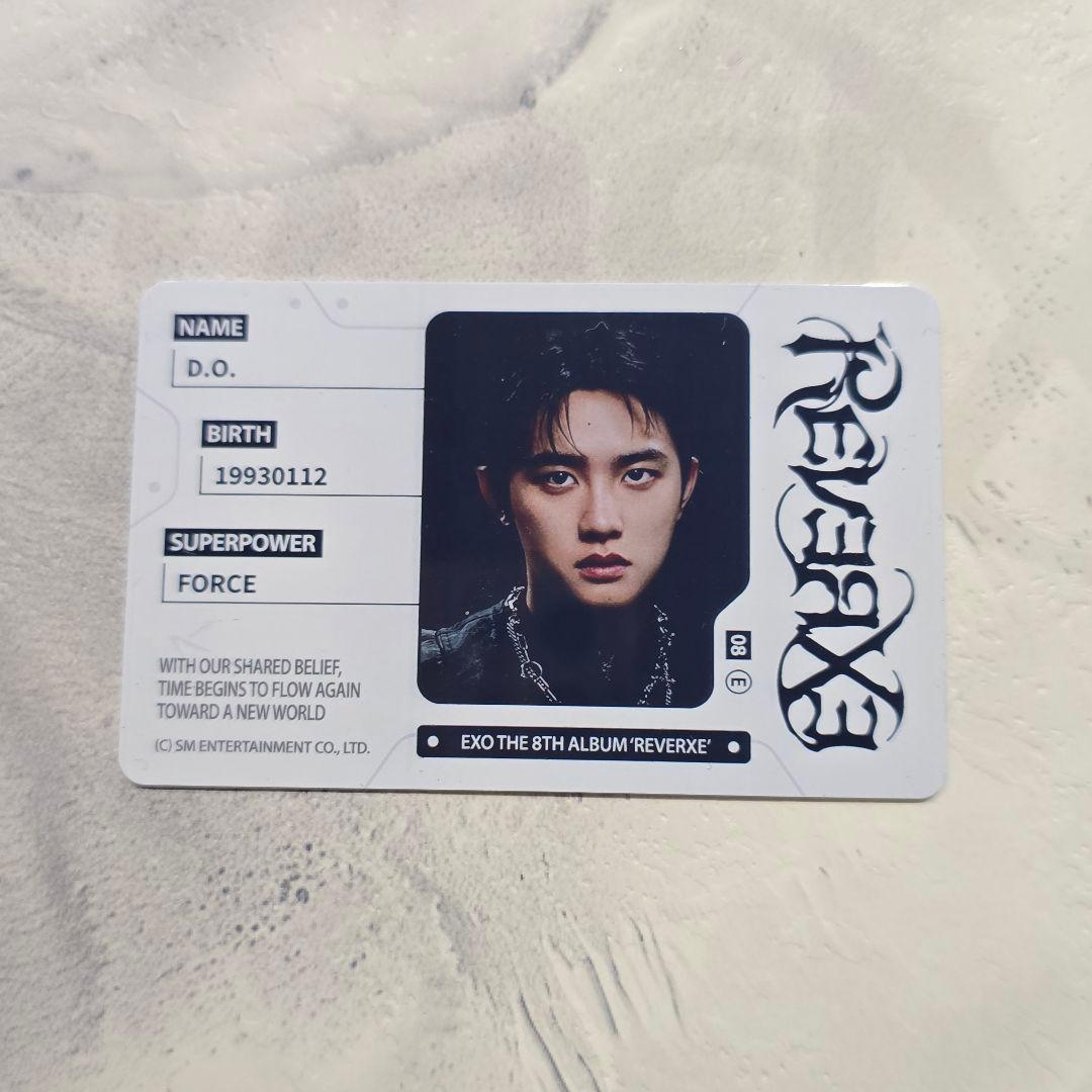 ギョンス カスタムトレカ IDフォト EXO REVERXE ポップアップ