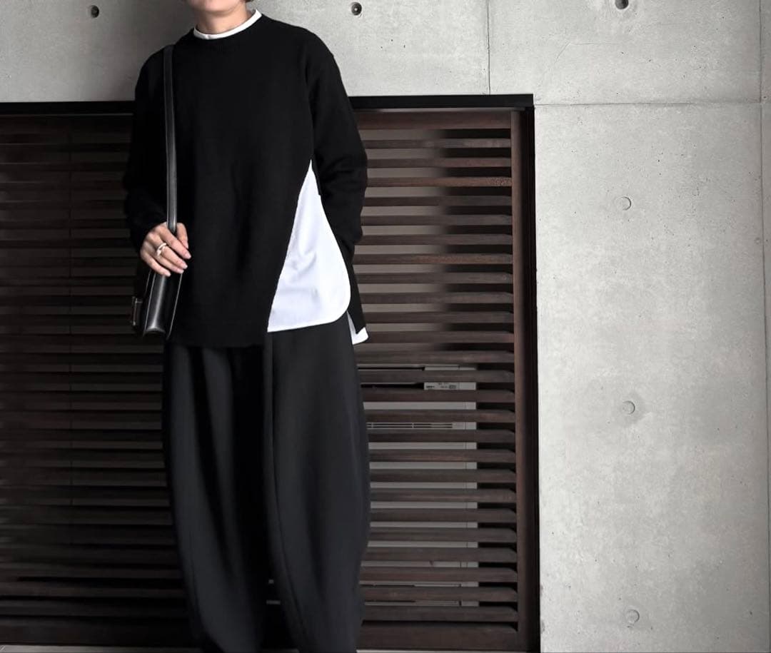 LOHEN ローヘン CREW NECK PLAN CAT&SEW ホワイト