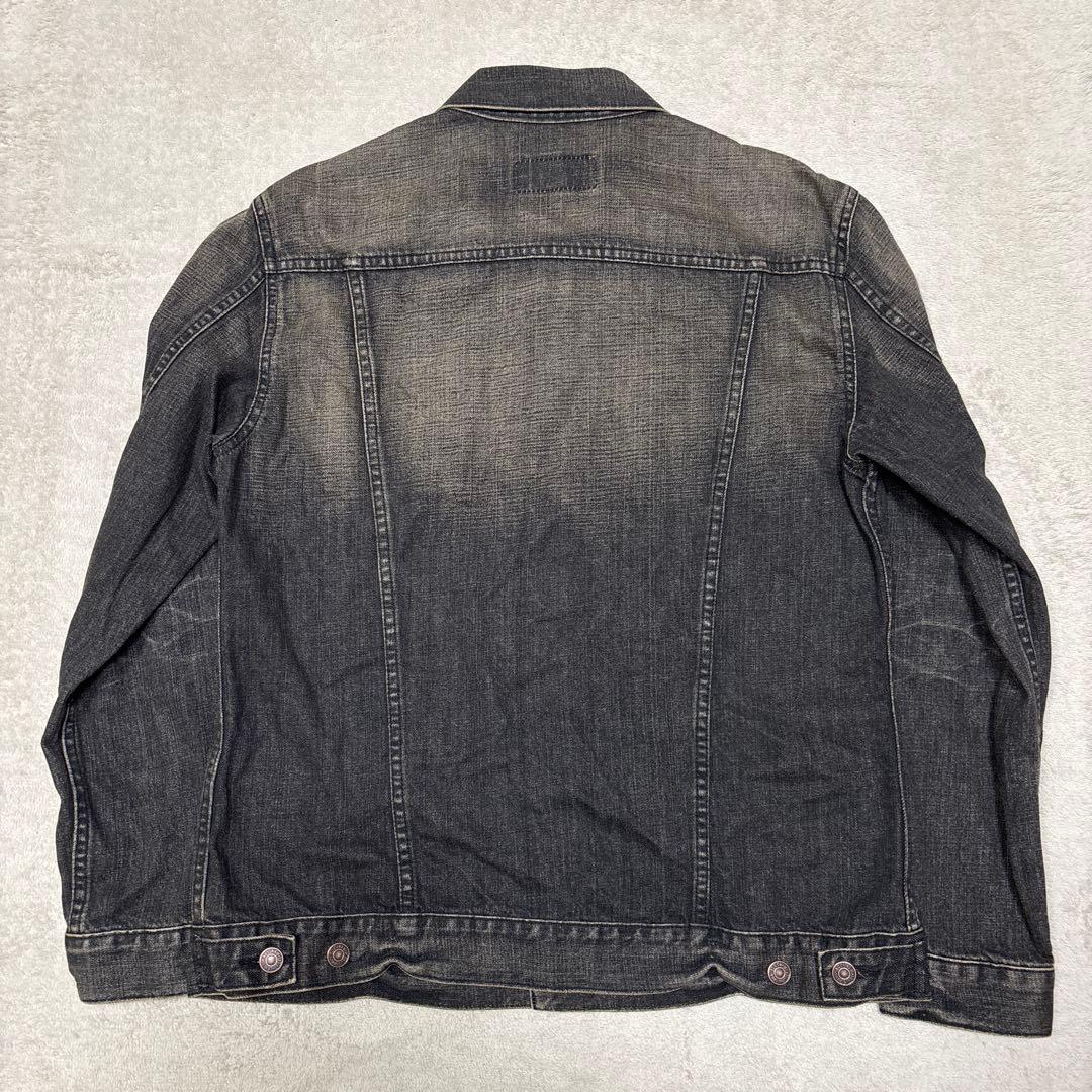 00s美品✨XL リーバイス 70599 先染めブラック デニムジャケット