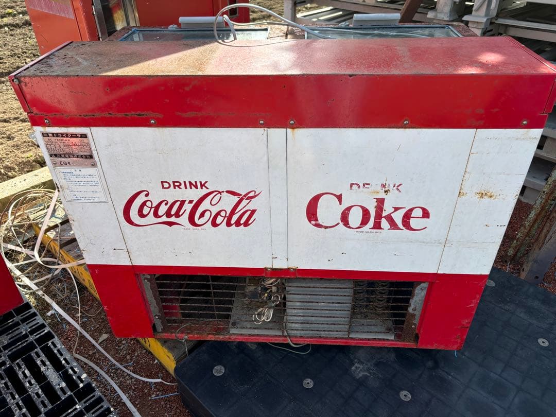 Coca-Cola 冷凍庫 2ドア 赤/白