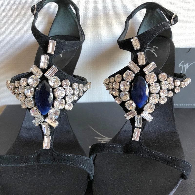 定価14万　新品　ジュゼッペ　ザノッティ＊スワロスキー　ビジュー サンダル　36