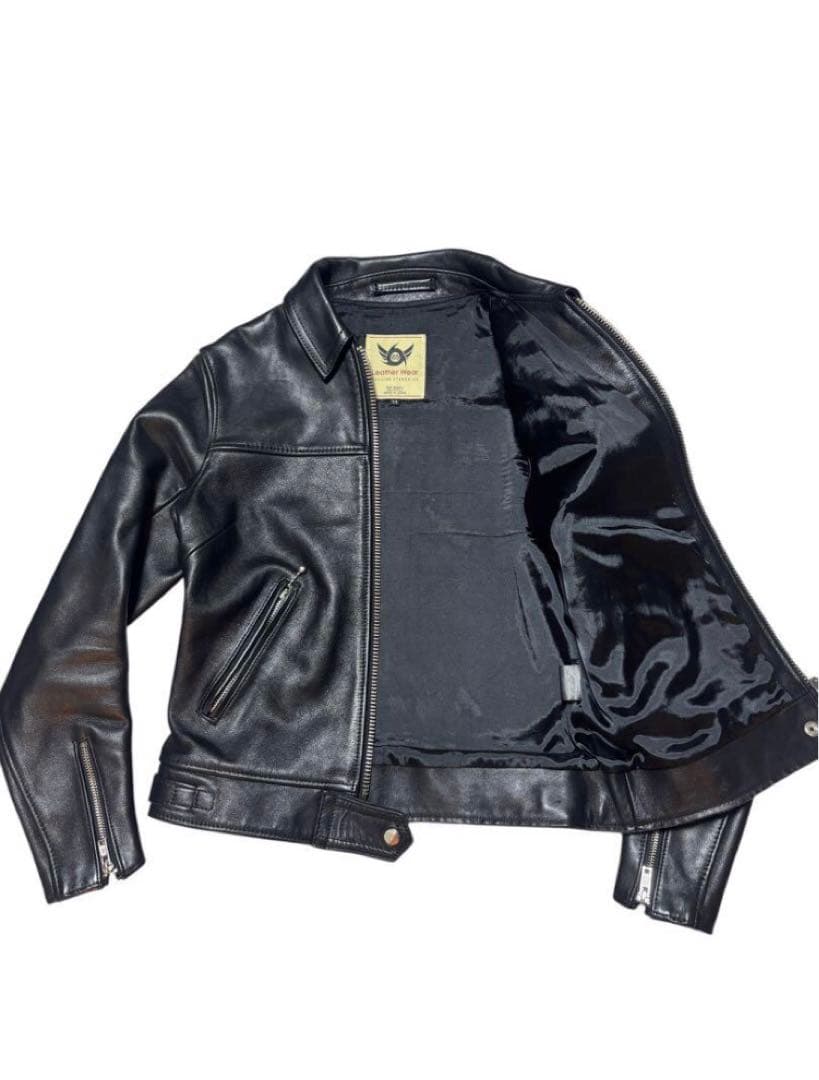 666 ライダースジャケット LJW-4TF 黒 日本製　サイズ34