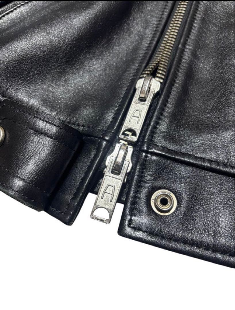 666 ライダースジャケット LJW-4TF 黒 日本製　サイズ34