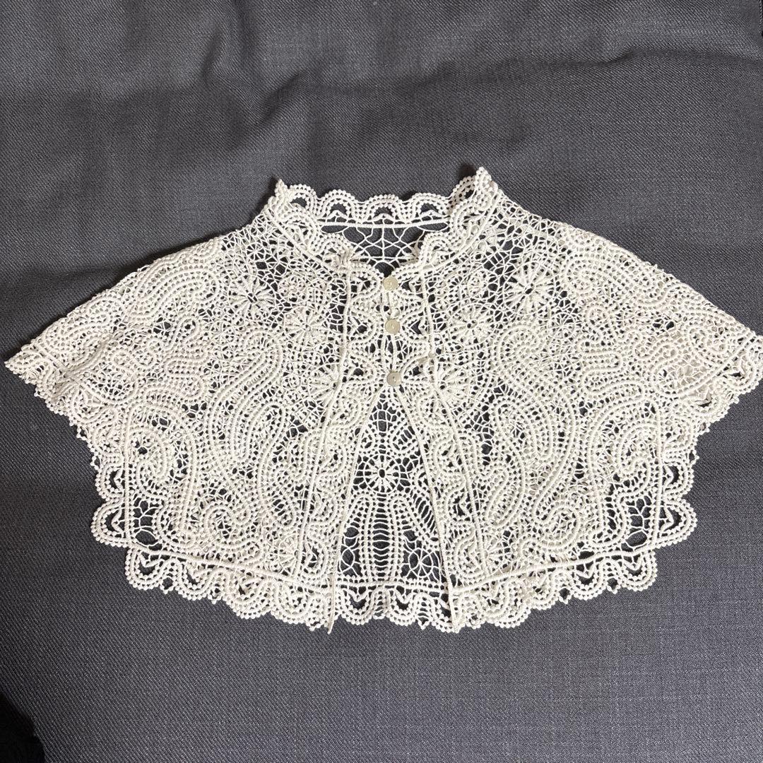【美品】Ameri LACE COLLAR SET DRESS