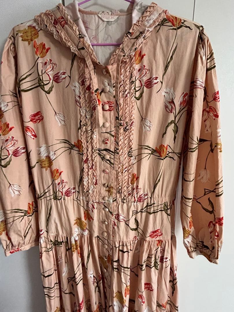 ピンクハウスPINKHOUSE　インゲボルグ　花柄ロングワンピース　チューリップ