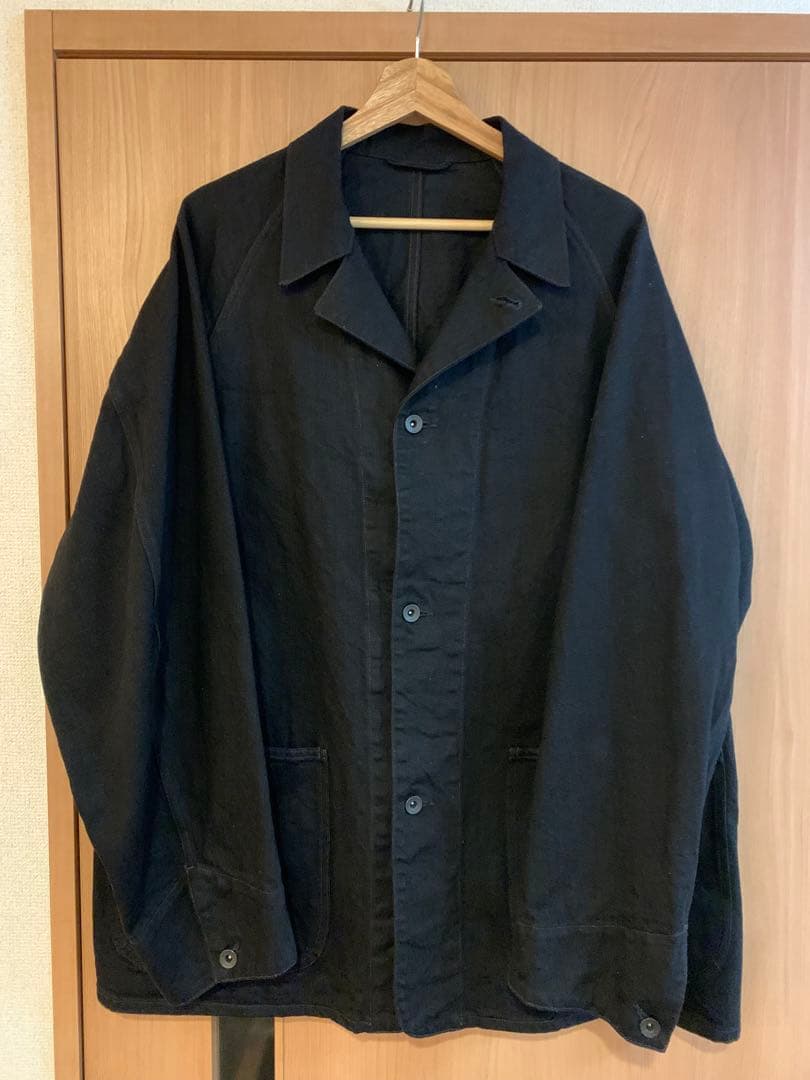ま*う様 25AW COMOLI ブラックデニム ワークジャケット　サイズ3