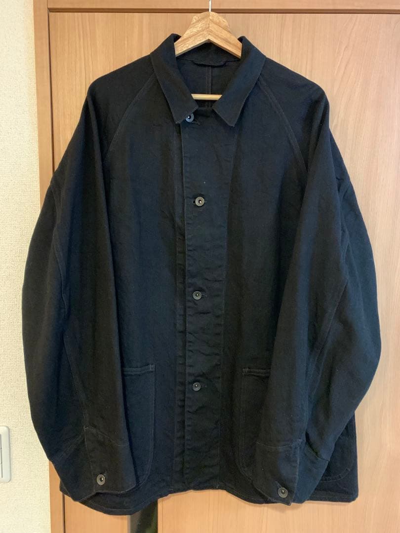 ま*う様 25AW COMOLI ブラックデニム ワークジャケット　サイズ3