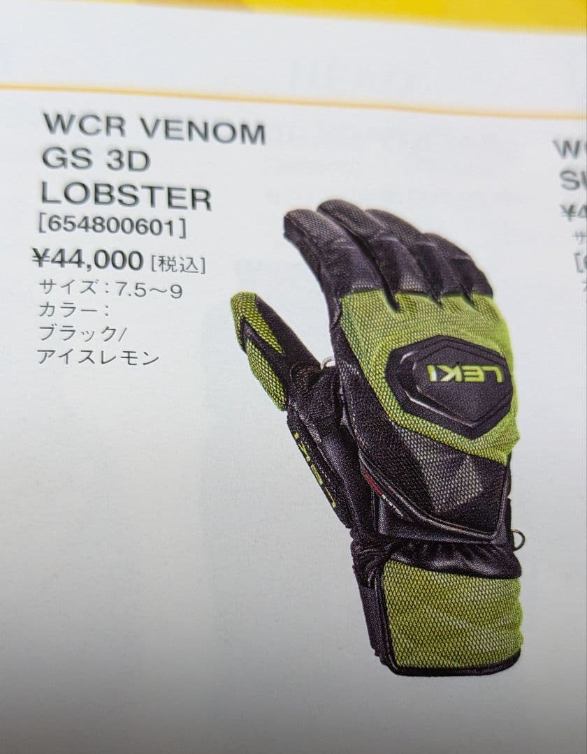 レキ／LEKI/レーシンググローブ/新品