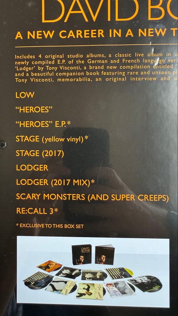デヴィッド　ボウイ BERLIN 13xLP レコードレアボックスセット 12”