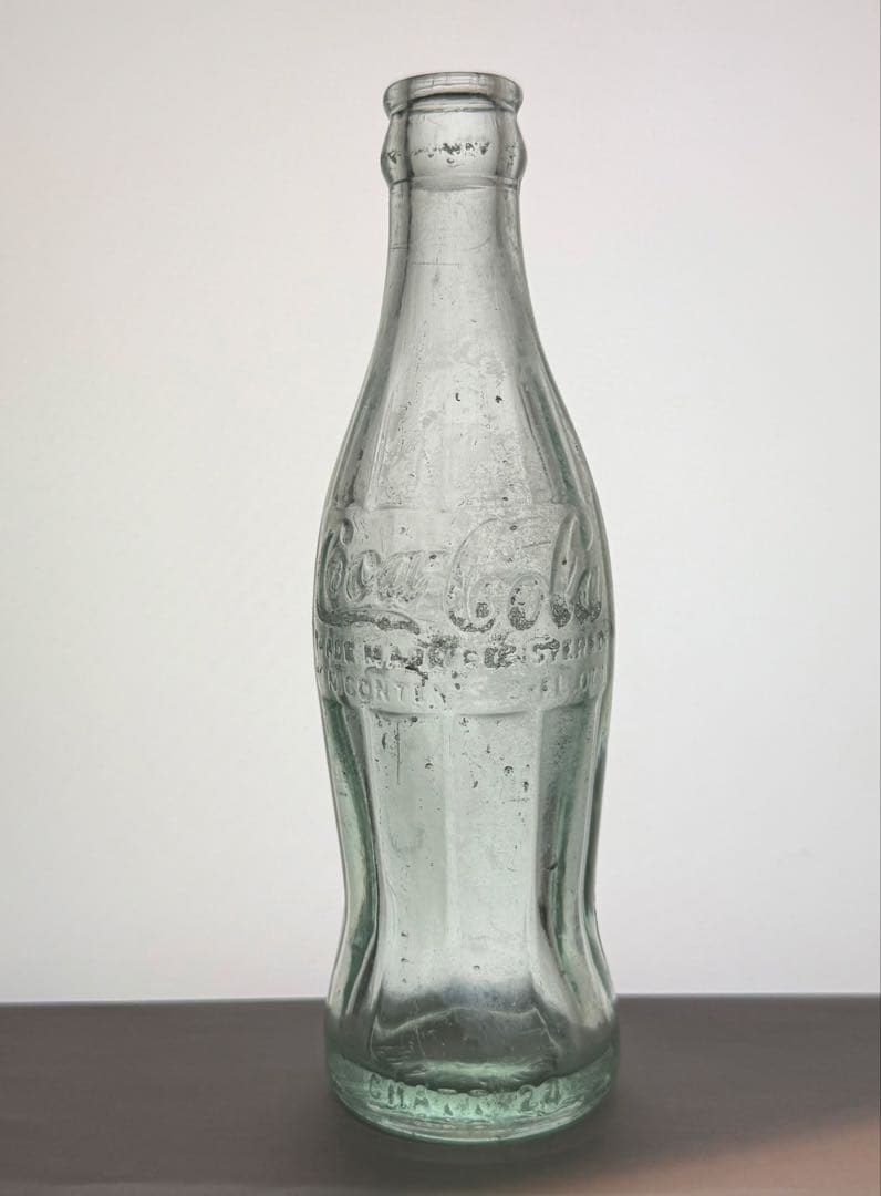 B20 1920's コカコーラ コンツァーボトル ライトグリーン 瓶