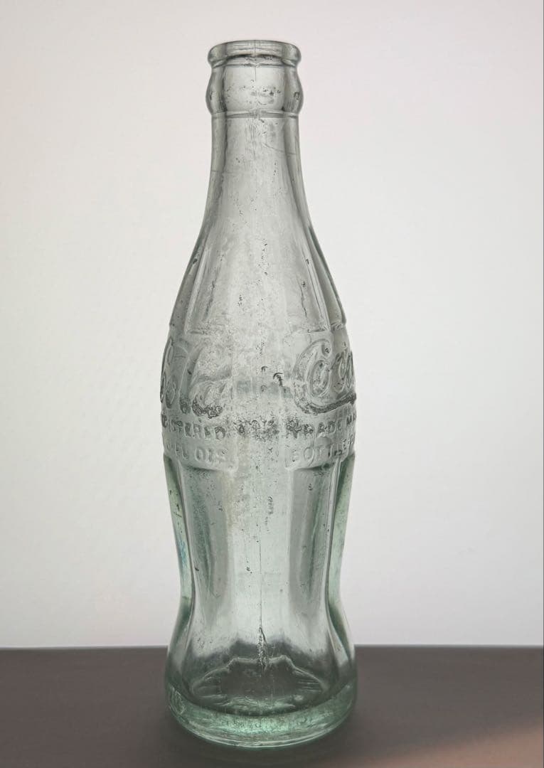 B20 1920's コカコーラ コンツァーボトル ライトグリーン 瓶
