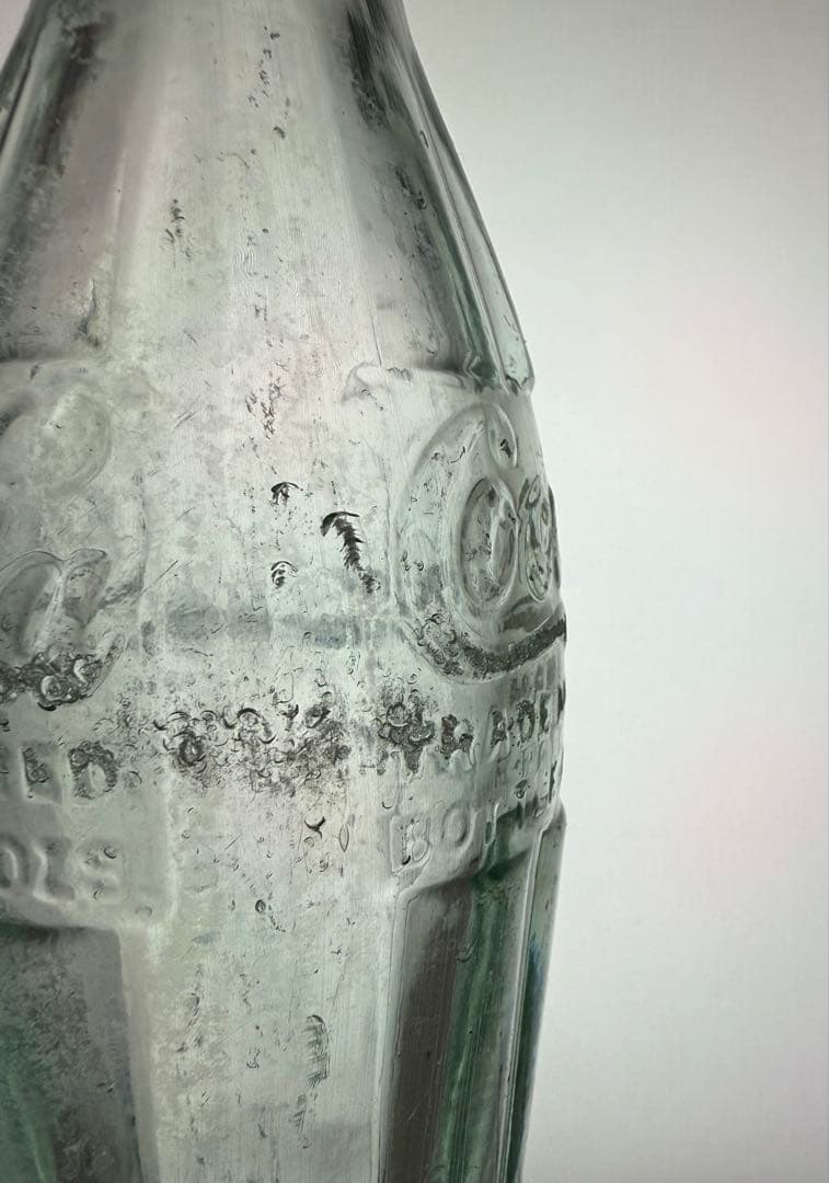 B20 1920's コカコーラ コンツァーボトル ライトグリーン 瓶