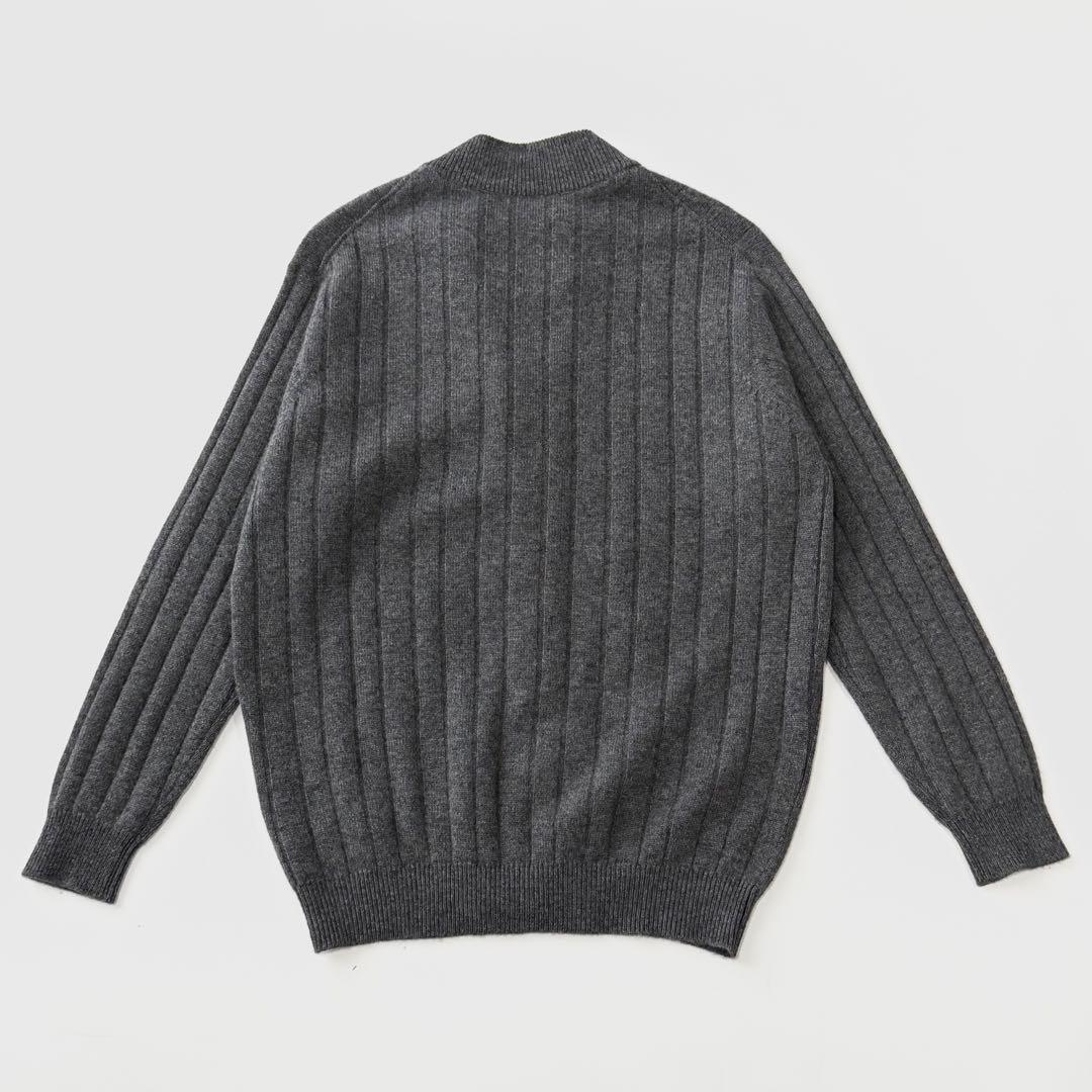 Dunhill ダンヒル カシミヤ スタンドカラー ジップ ニット カーディガン