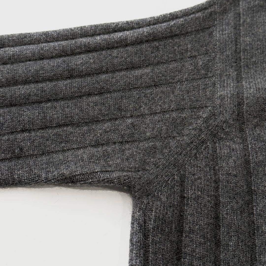 Dunhill ダンヒル カシミヤ スタンドカラー ジップ ニット カーディガン