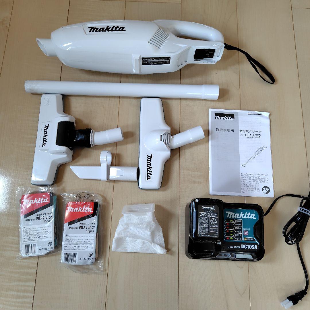 マキタ 充電式 クリーナー 掃除機 10.8V CL107FD 別売りヘッド付