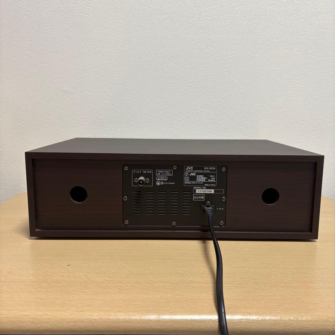 JVC NX-W30 コンポ Bluetooth対応 リモコン付 2022年製