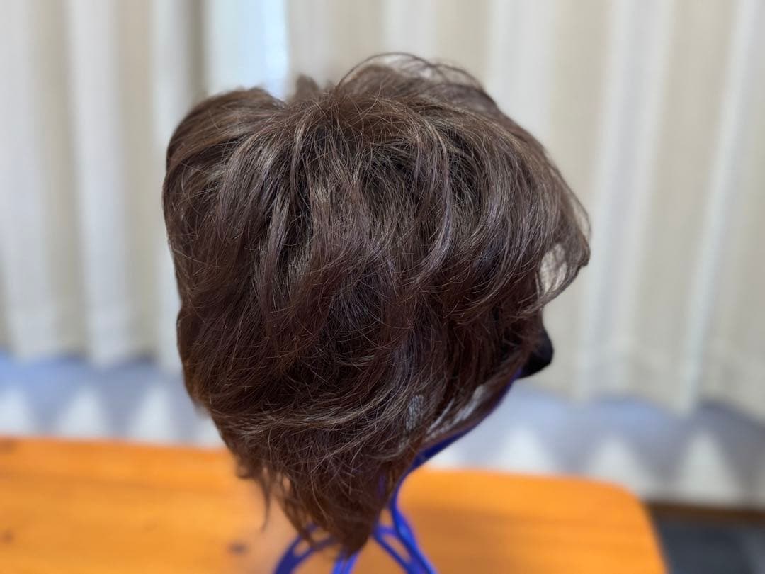 ダークブラウン フルウィッグ