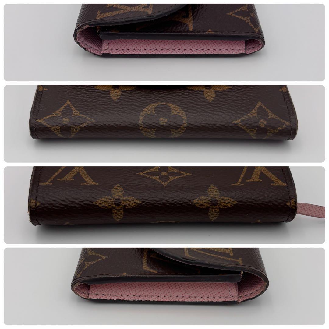 ルイヴィトン ポルトモネ・ロザリ モノグラム　ローズバレリーヌ　財布 正規品