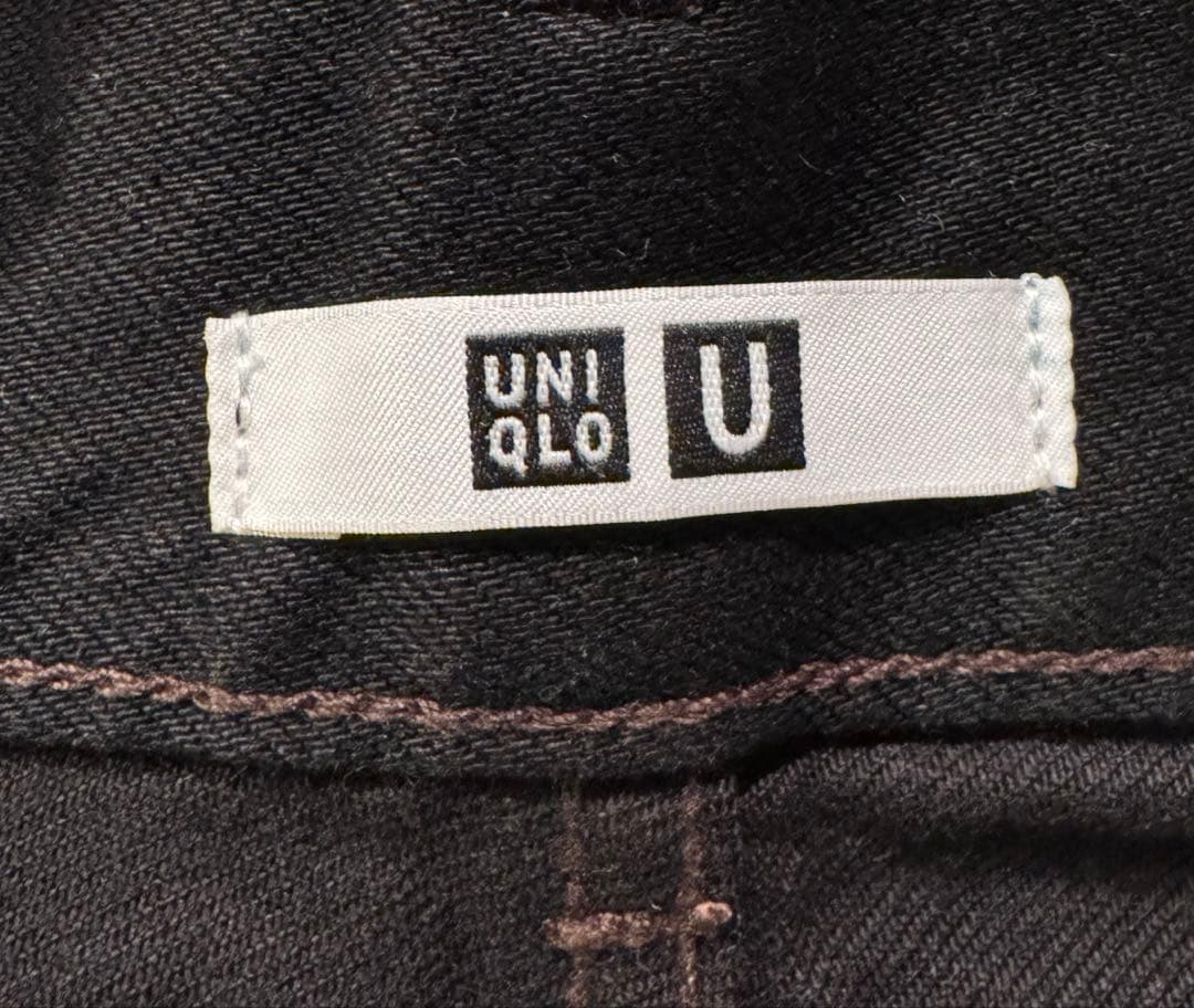 【上下セット】UNIQLO U オーバーサイズカラーデニムジャケット ブラック