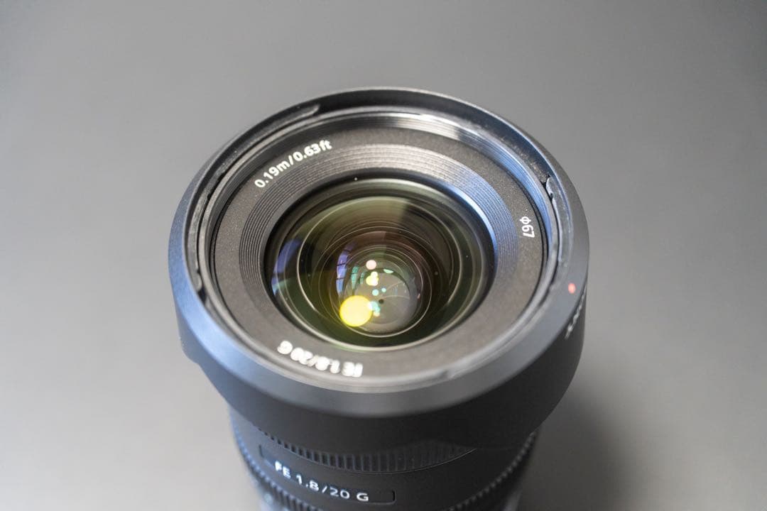 Sony 20mm F1.8 G Eマウントレンズ