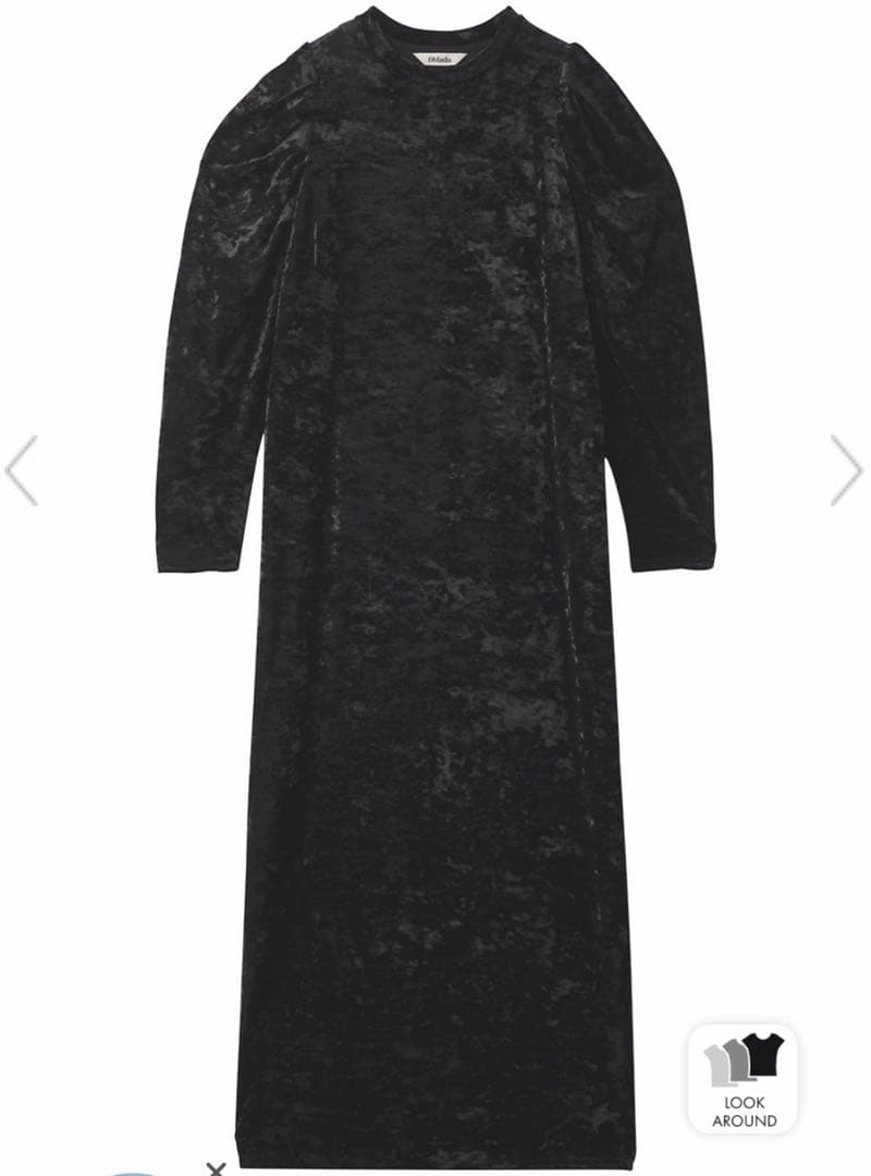 【Oblada】VELOUR DRESS